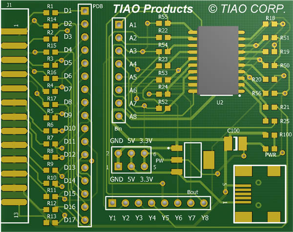 Universal JTAG in 3D